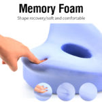 Oreiller pour les genoux et les jambes en mousse à mémoire, ergonomique, pour le sommeil – Image 4