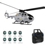 Hélicoptère RC C186 Pro, 2.4G, 4 canaux, système de stabilisation automatique – Image 2
