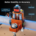 Machine CNC, FoxAlien Masuter Pro, pour sculpture sur bois et aluminium, fraisage de coupe – Image 3