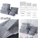 Ensemble de sacs de rangement, étuis de rangement, bagages portables, 8 pièces – Image 6