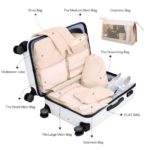 Ensemble de sacs de rangement, étuis de rangement, bagages portables, 8 pièces – Image 2