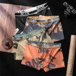 Lot de 4 boxers sans couture pour homme, sous-vêtements respirants et confortables – Image 4