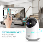 Caméra IP PTZ, Lenovo WiFi 5G, 3MP, moniteur bébé, sécurité intérieure à domicile – Image 2