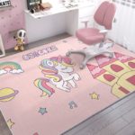 Tapis de sol pour chambre d'enfant, antidérapant et doux, dessin animé – Image 12