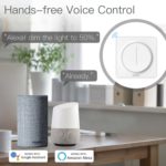 Interrupteur de lumière, variateur rotatif/tactile, WiFi, application Smart Life, Tuya, Alexa – Image 3