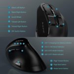 Souris ergonomique verticale sans fil, Bluetooth, rechargeable, main droite – Image 4