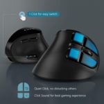 Souris ergonomique verticale sans fil, Bluetooth, rechargeable, main droite – Image 3