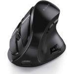 Souris ergonomique verticale sans fil, Bluetooth, rechargeable, main droite