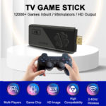 Console de jeux rétro portable, 12'000 jeux, HD, Game Stick, avec 2 manettes sans fil – Image 3