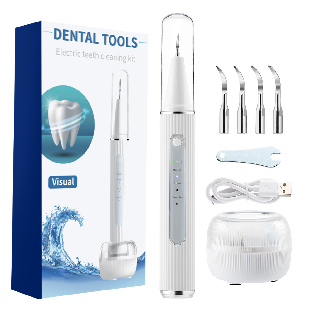 Kit de soins dentaire électrique avec caméra, dissolvant de tartre, nettoyeur de taches