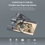 Graveur laser ATOMSTACK P7 M30, CNC 30W, outil de découpe et gravure – Image 6