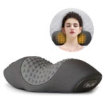Oreiller de massage pour vertèbre cervicale, massage par vibration, température constante, traction chauffante, prévention