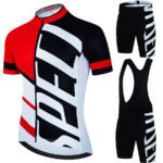 Ensemble maillot et short de cyclisme, en jersey, respirant, séchage rapide