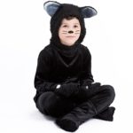 Déguisement de chat noir pour enfant, combinaison adaptée aux spectacles sur scène – Image 5