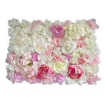 Panneau mural de fleurs artificielles, roses, décoration, 60 x 40 cm – Image 3