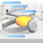 Masseur oculaire avec vibration, chauffant, Bluetooth, musique, pression d'air, pliable – Image 5