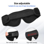 Masque de sommeil pour le confort des yeux, appel Bluetooth, musique 3D, 10 heures d'autonomie – Image 5