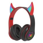 Casque audio sans fil pour enfant, Bluetooth avec microphone, clignotant RVB