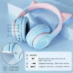 Casque de jeu sans fil avec microphone, Bluetooth 5.1, suppression active du bruit – Image 4