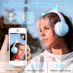 Casque de jeu sans fil avec microphone, Bluetooth 5.1, suppression active du bruit – Image 2