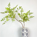 Plante artificielle, grande branche avec feuilles, décoration, 110 cm – Image 4