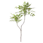 Plante artificielle, grande branche avec feuilles, décoration, 110 cm – Image 2