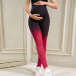 Legging de fitness décontracté pour femme enceinte, taille haute, extensible – Image 2