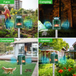 Répulsif solaire ultrasonique pour animaux, étanche, dissuasif, 8 à 10 m – Image 7
