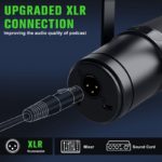 Microphone dynamique USB/XLR pour podcast, diffusion en direct, voix, voix off, Gaming, Plug & Play – Image 4