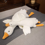 Peluche de canard blanc, coussin moelleux, de grande taille, de 50 à 160 cm – Image 4