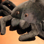 Peluche d'araignée noire, douce et réaliste, de grande taille, de 20 à 80 cm – Image 2