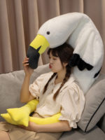 Peluche de flamant rose, coussin moelleux, de grande taille, de 70 à 180 cm – Image 6