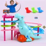 Circuit de dinosaures, Race Paradise, toboggan avec musique – Image 3