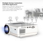 Projecteur Home Cinéma 1080P, 4K, Wifi, Bluetooth, 5'000 Lumens, haut-parleur intégré – Image 8