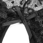 Body sexy sans entrejambe, en dentelle ajourée – Image 4