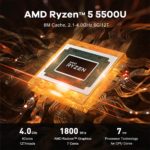 Mini PC AMD Ryzen 5 5500U, BT 5.2, WiFi 6, 16 Go de RAM DDR4, SSD NVMe, Windows 11 – Image 7