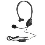 Casque audio filaire avec microphone, anti-bruit, à une oreille, pour centre d’appels