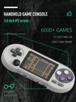 Console de jeux portable, DATA FROG SF2000, écran 3" IPS, Built-in 6'000 jeux rétro – Image 3
