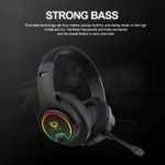 Casque de jeu sans fil avec réduction du bruit, MPOW, Bluetooth 5.0, Surround 7.1, éclairage RVB – Image 5