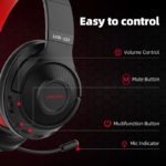 Casque de jeu sans fil avec microphone, UG01, supra-auriculaire, dongle USB 2.4Ghz, Bluetooth 5.0 – Image 6
