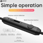 Casque audio supra-auriculaire, C60, avec micro et contrôle du volume, Jack 3.5mm, Noir – Image 3