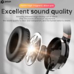 Casque audio supra-auriculaire, C60, avec micro et contrôle du volume, Jack 3.5mm, Noir – Image 6