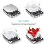 Balance de cuisine numérique électronique à LED, en acier inoxydable, max. 10 kg – Image 4