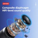 Enceinte Bluetooth sans fil portable, Lenovo K30, Hifi, étanche, Surround Bass Box, avec microphone – Image 6