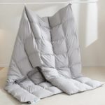 Duvet en plumes d'oie, couverture en duvet blanc, 100% coton égyptien, 4 saisons – Image 5