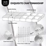 Duvet en plumes d'oie, couverture en duvet blanc, 100% coton égyptien, 4 saisons – Image 8