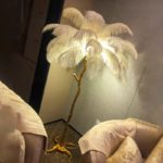 Lampadaire palmier à plume d’autruche, 8 coloris, de 60 à 200 cm – Image 5