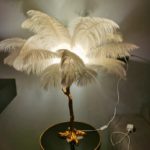 Lampadaire palmier à plume d’autruche, 8 coloris, de 60 à 200 cm – Image 3