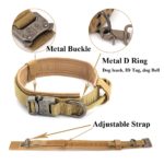 Ensemble de harnais, laisse, vêtement et accessoires tactiques en nylon, pour chien, 6 pièces – Image 6