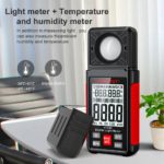 Luxmètre HT603, 200'000 Lux, compteur de lumière avec mesure d'humidité et température ambiante – Image 5